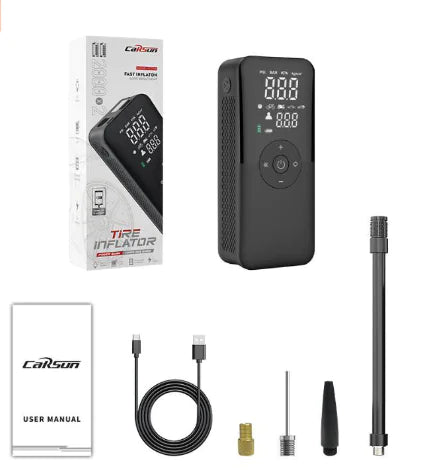 Portable Electric Tire Inflator for Vehicles and Sports